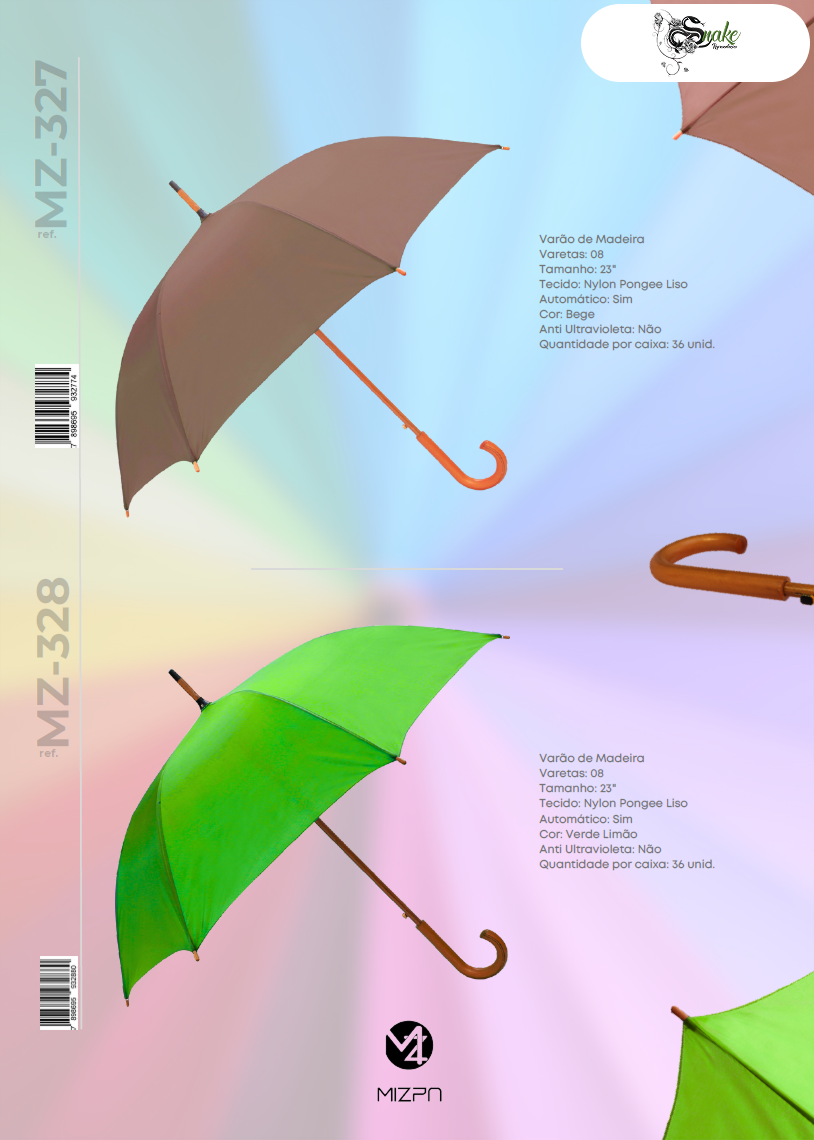 MIZPA - JASPER, Importadora, Guarda Chuvas, Sombrinhas,
