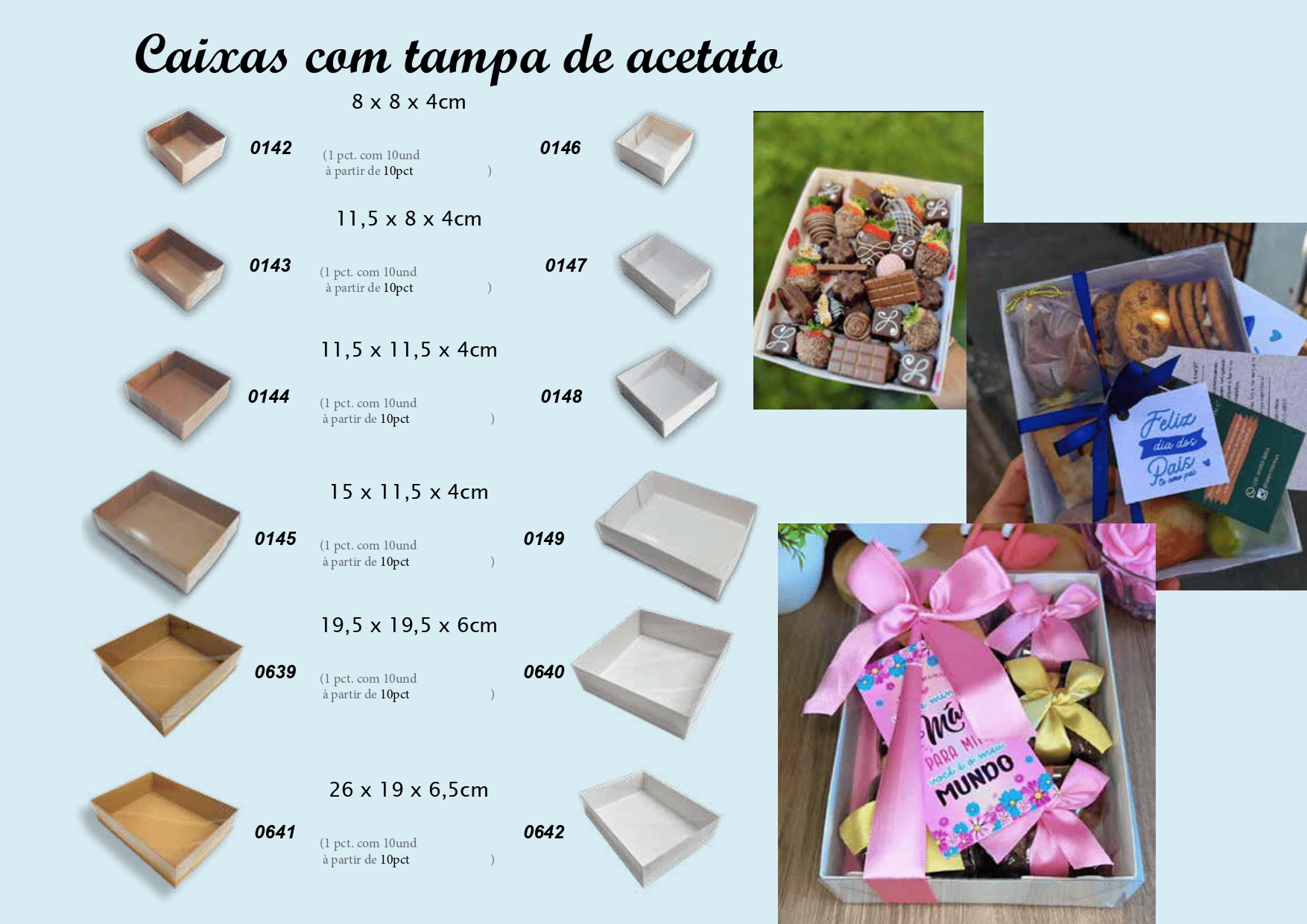 Snake Representações, Artigo de Festas, Festas, Embala Cristal, Caixas, Caixas com tampa de Acetato, Caixas com Acetato, Caixas com Tampa, Caixas Kraft, Caixas Branca