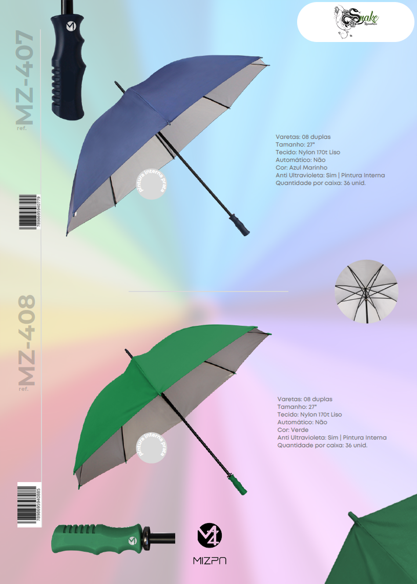 MIZPA - JASPER, Importadora, Guarda Chuvas, Sombrinhas,