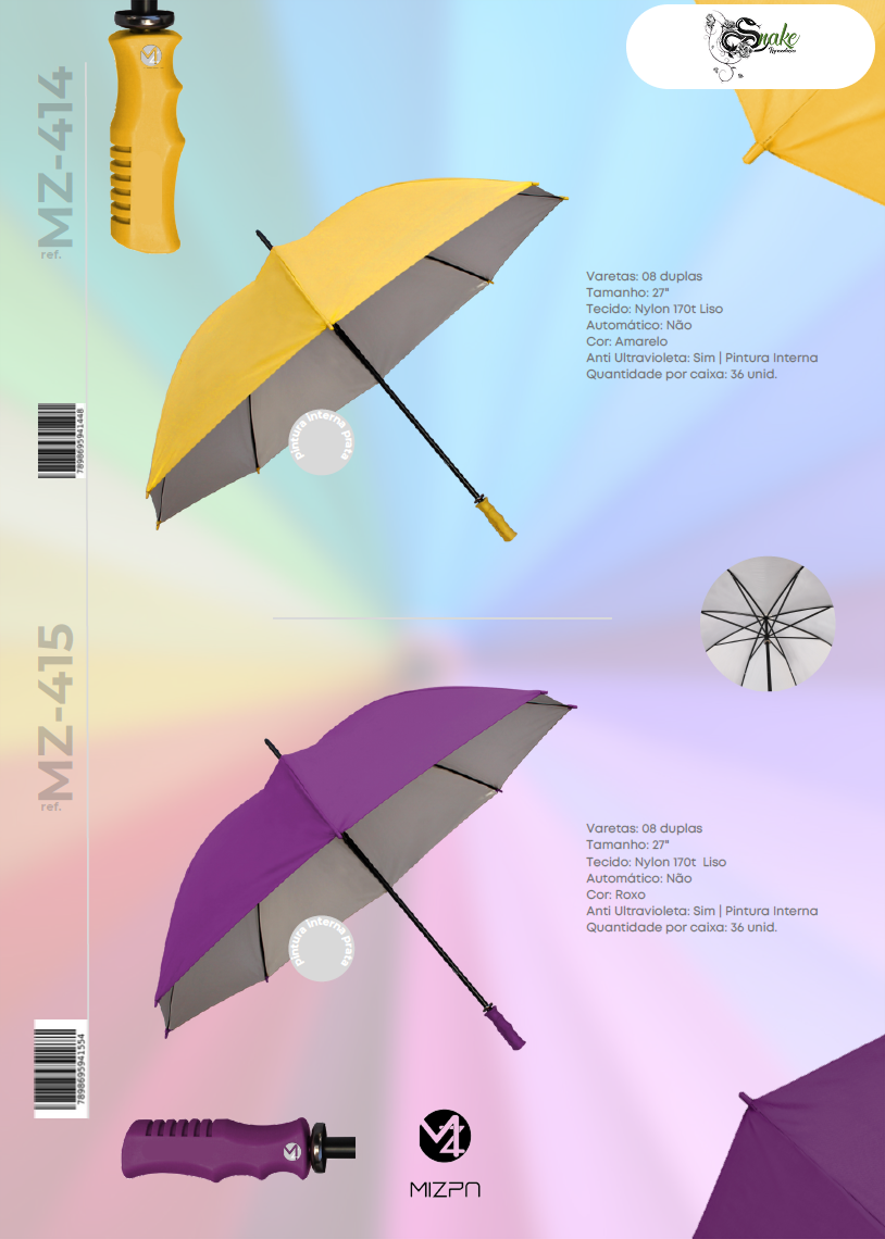 MIZPA - JASPER, Importadora, Guarda Chuvas, Sombrinhas,