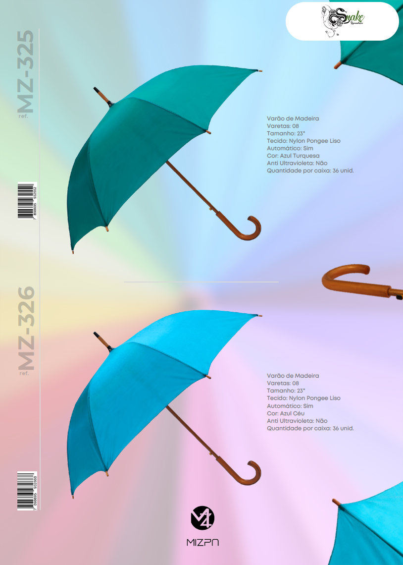 MIZPA - JASPER, Importadora, Guarda Chuvas, Sombrinhas,