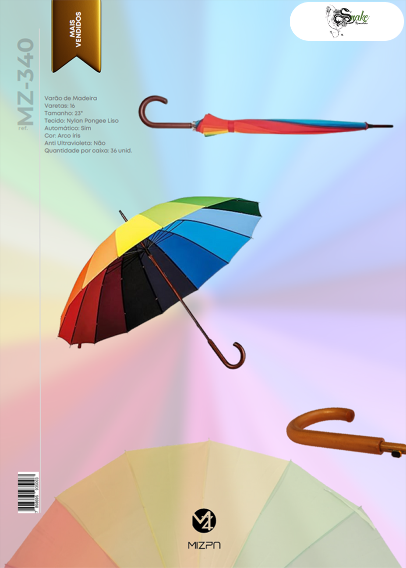 MIZPA - JASPER, Importadora, Guarda Chuvas, Sombrinhas, guarda cuva colorido