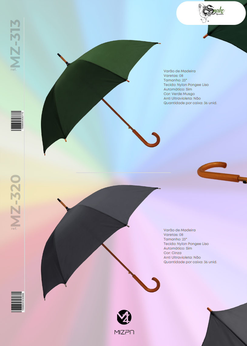 MIZPA - JASPER, Importadora, Guarda Chuvas, Sombrinhas,