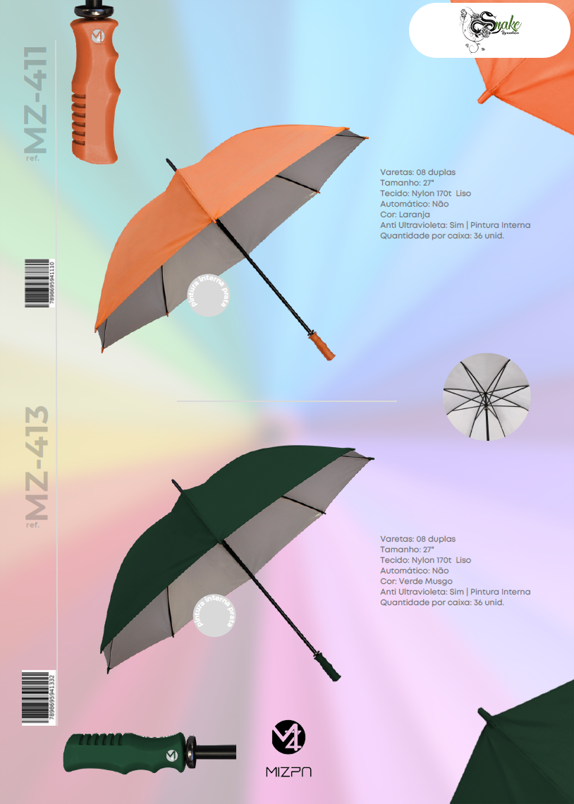 MIZPA - JASPER, Importadora, Guarda Chuvas, Sombrinhas,