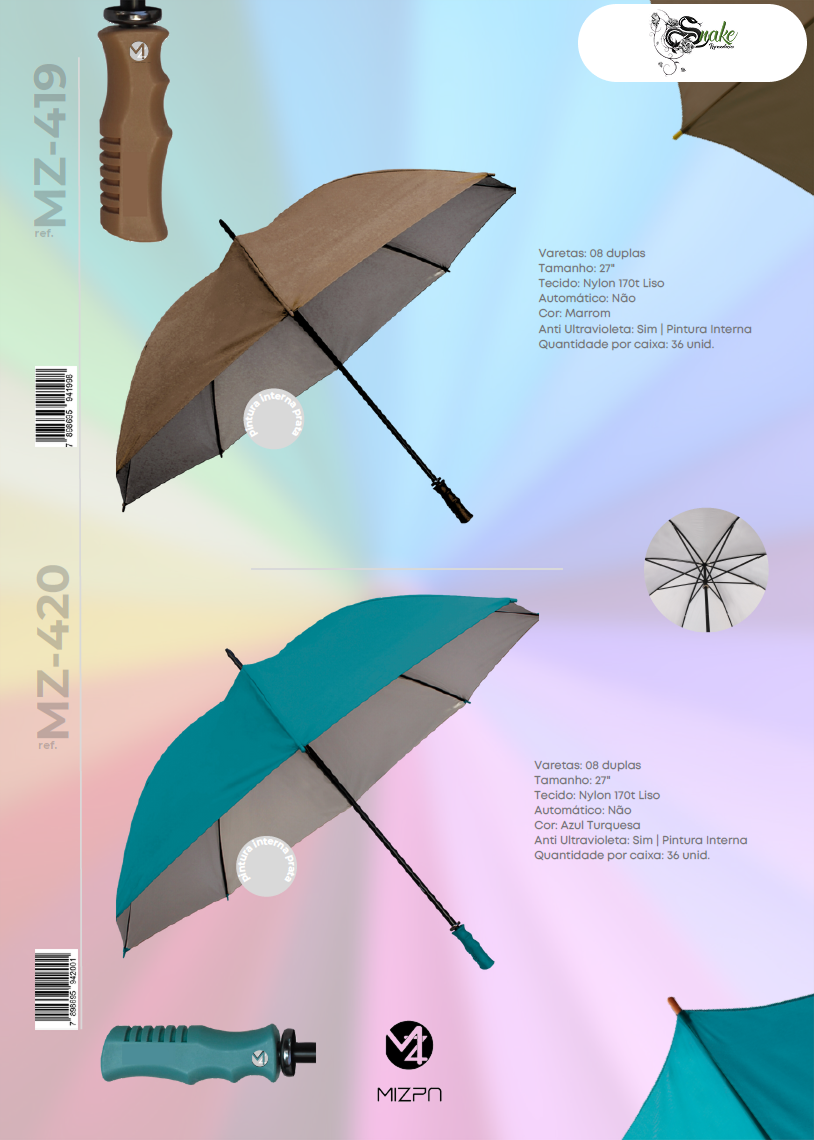 MIZPA - JASPER, Importadora, Guarda Chuvas, Sombrinhas,